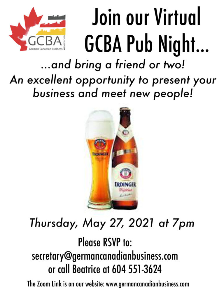 GCBA Pub Night Poster
